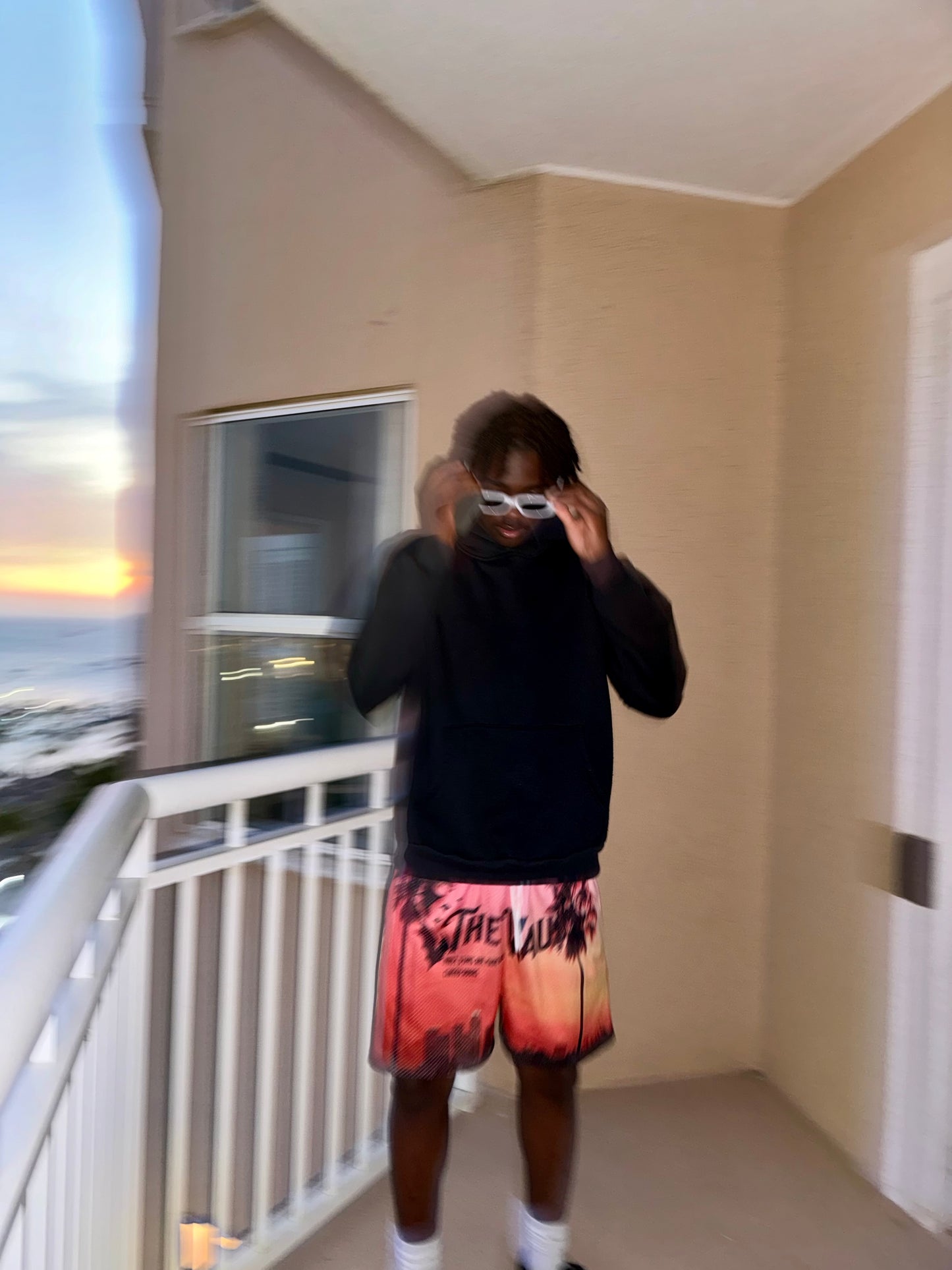 Sunset Palms Skyline Shorts