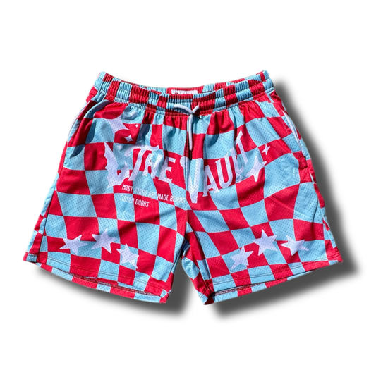 Static Clash Blue Red Checkers