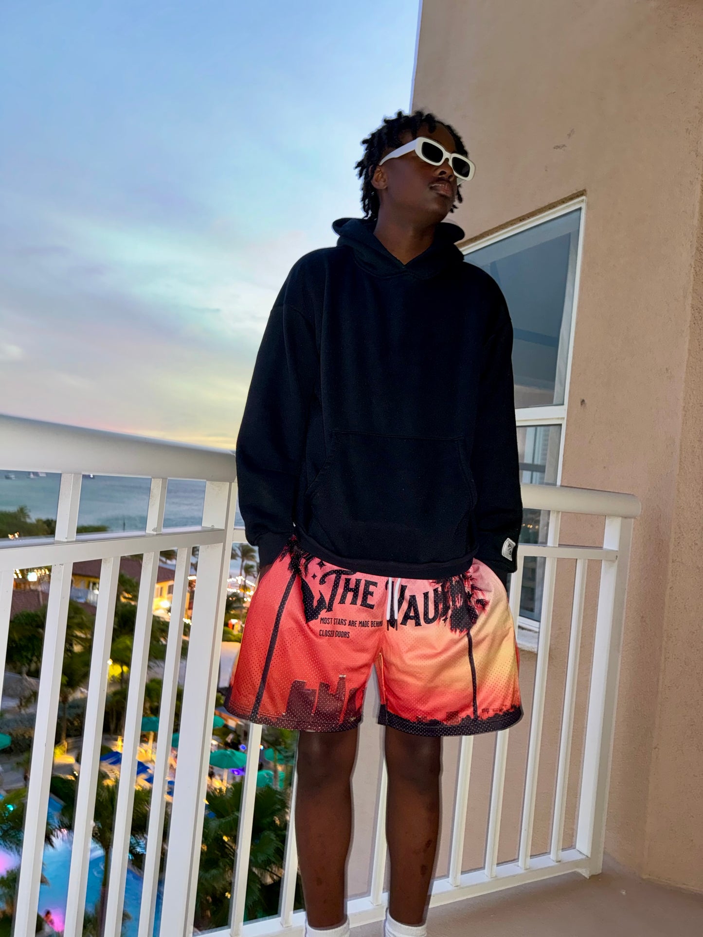 Sunset Palms Skyline Shorts